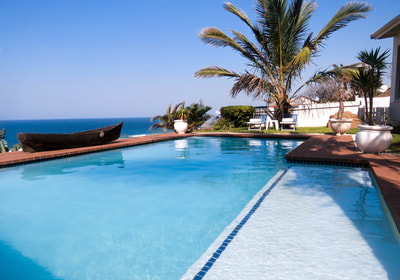 B&B with Swimming pool and sea view.